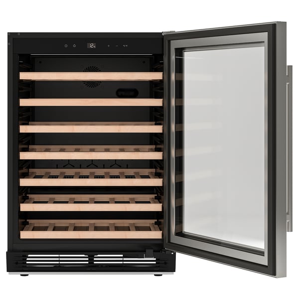 IKEA NUMRERAD 52-bottle Wine Cooler Stainless Steel