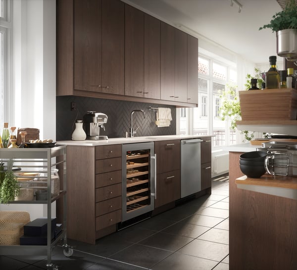 IKEA NUMRERAD 52-bottle Wine Cooler Stainless Steel