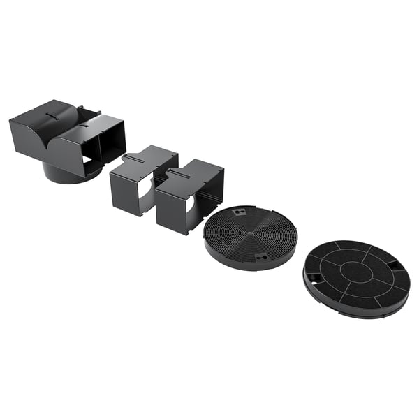 IKEA NYTTIG FIL 20 Charcoal filter with conversion kit Stainless steel