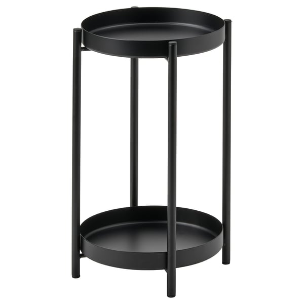 IKEA OLIVBLAD Plant stand indoor/outdoor black 13 ¾ "