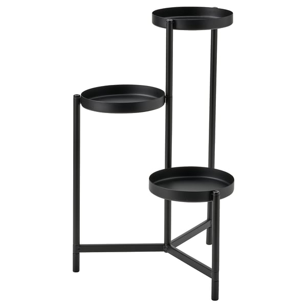 IKEA OLIVBLAD Plant stand indoor/outdoor black 22 ¾ "