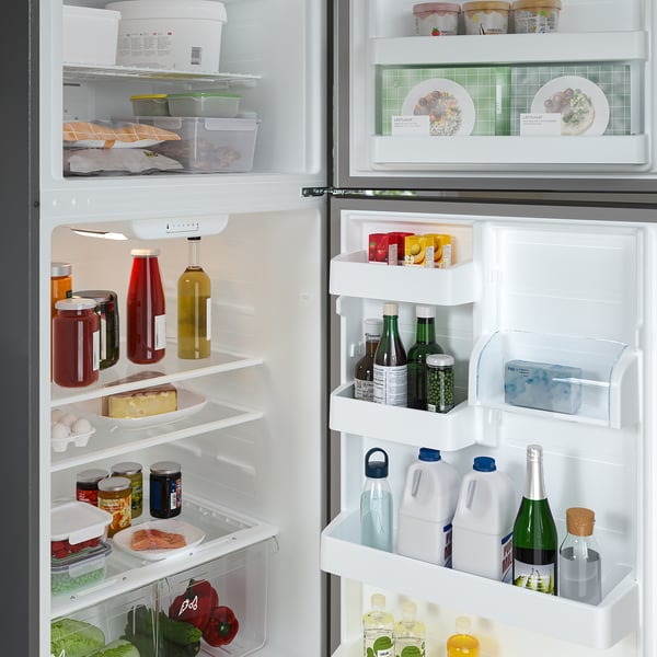 IKEA OLOFSFORS Top-freezer Refrigerator Stainless Steel 18.0 Cu.ft