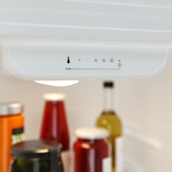 IKEA OLOFSFORS Top-freezer Refrigerator Stainless Steel 18.0 Cu.ft