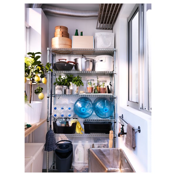 IKEA OMAR 1 Section Shelving Unit 36 1/4x14 1/8x71 1/4 "