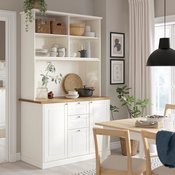 IKEA ÖNNERUP Kitchenette Off-white 51 1/8x25 1/4x86 1/4 "