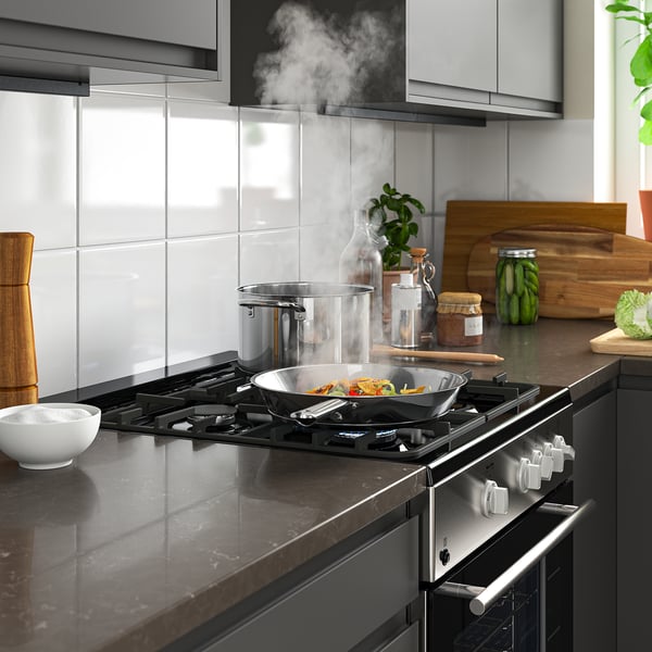 IKEA ÖRMINGE Range With Gas Cooktop Stainless Steel 24 "