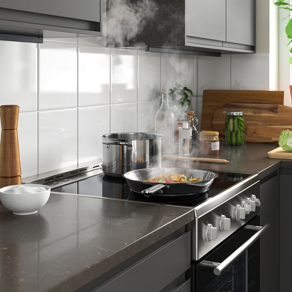 IKEA ÖRMINGE Range With Glass Ceramic Cooktop Stainless Steel 24 "