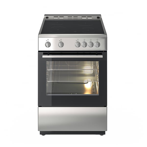 IKEA ÖRMINGE Range with glass ceramic cooktop Stainless steel 24 "