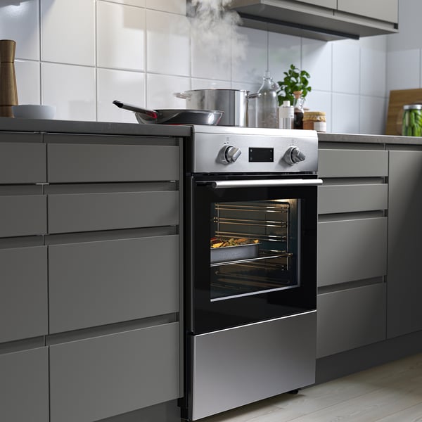 IKEA ÖRMINGE Range With Induction Cooktop Stainless Steel 24 "