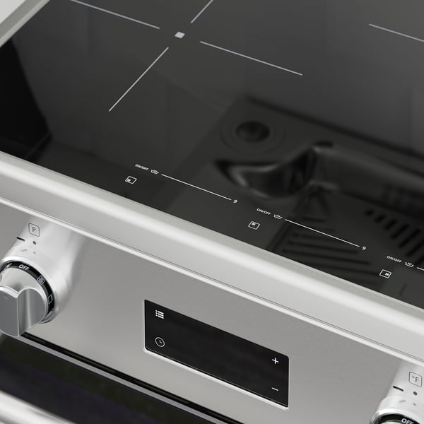 IKEA ÖRMINGE Range With Induction Cooktop Stainless Steel 24 "