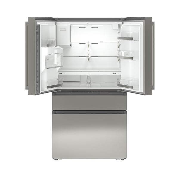 IKEA ÖVERSKÅDLIG French Door Refrigerator 4-door/stainless Steel Color 22 Cu.ft
