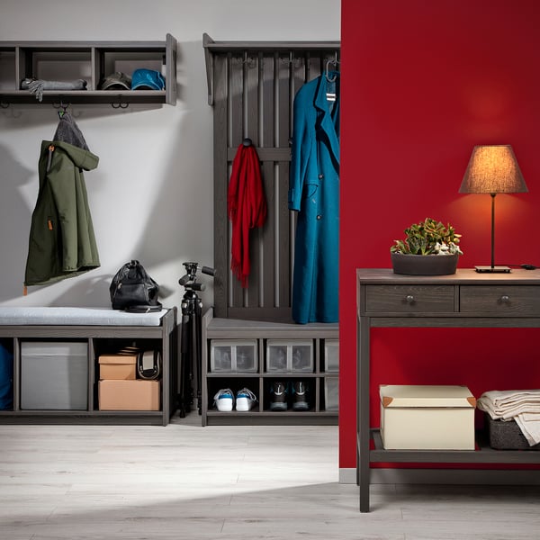 IKEA PANGET Console Table Dark Gray/stained 41 3/4x16 1/2 "