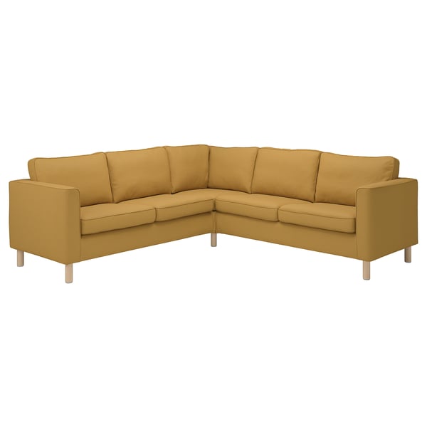 IKEA PÄRUP Sectional 4-seat corner Vissle yellow-brown