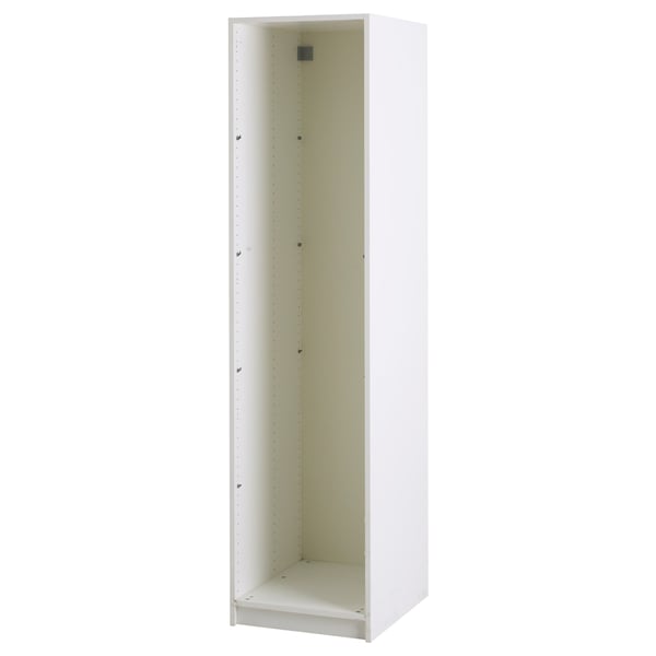 IKEA PAX / BERGSBO Wardrobe Combination White/white 19 5/8x23 5/8x93 1/8 "