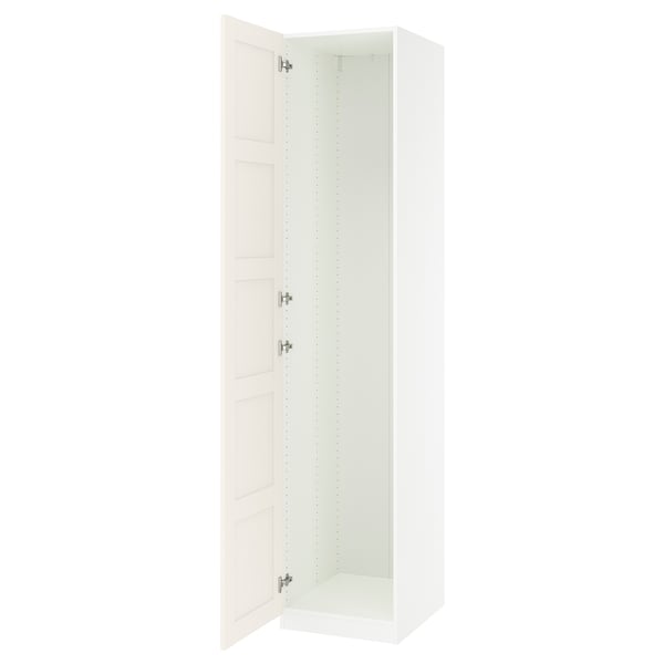 IKEA PAX / BERGSBO Wardrobe combination white/white 19 5/8x23 5/8x93 1/8 "