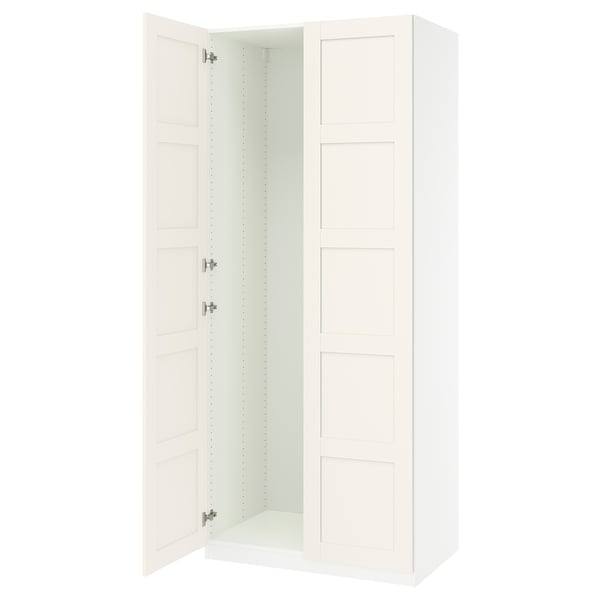 IKEA PAX / BERGSBO Wardrobe combination white/white 39 3/8x23 5/8x93 1/8 "
