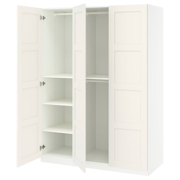 IKEA PAX / BERGSBO Wardrobe combination white/white 59x23 5/8x79 1/4 "