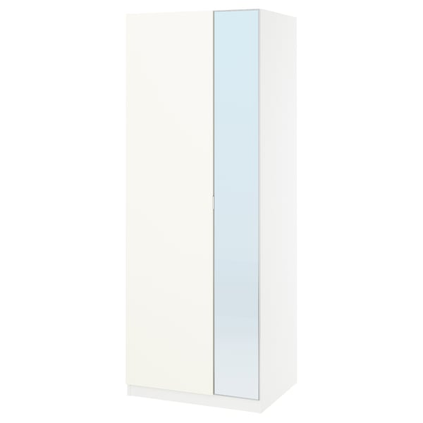 IKEA PAX / FORSAND/ÅHEIM Wardrobe Combination White/mirror Glass 29 1/2x23 5/8x79 1/4 "