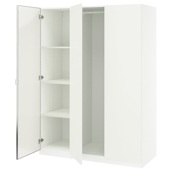 IKEA PAX / FORSAND/ÅHEIM Wardrobe combination white/mirror glass 59x23 5/8x79 1/4 "