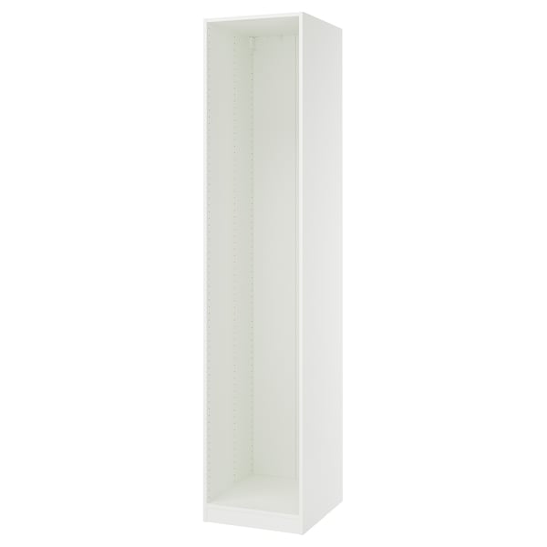 IKEA PAX Wall-mounted storage frame white 19 5/8x22 7/8x92 7/8 "