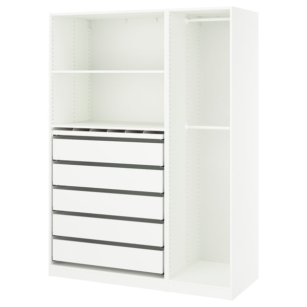 IKEA PAX Wardrobe combination white 59x22 7/8x79 1/4 "