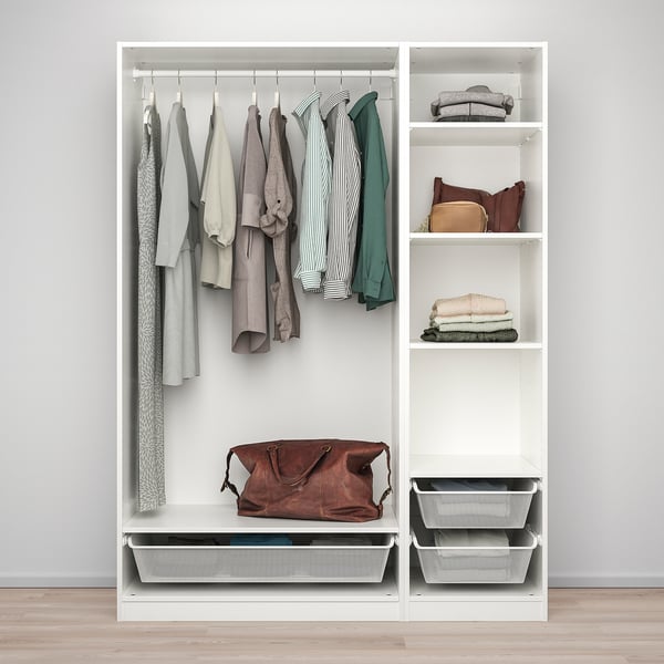 IKEA PAX Wardrobe Combination White 59x22 7/8x79 1/8 "