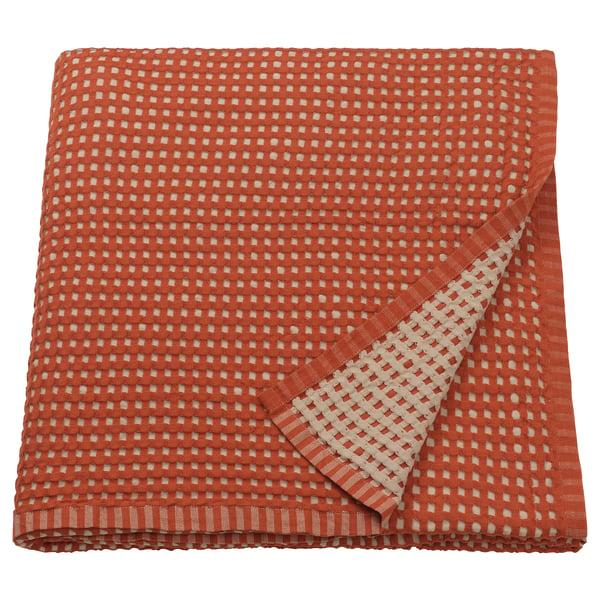 IKEA PELARTUJA Bedspread red-brown/beige Full/Queen