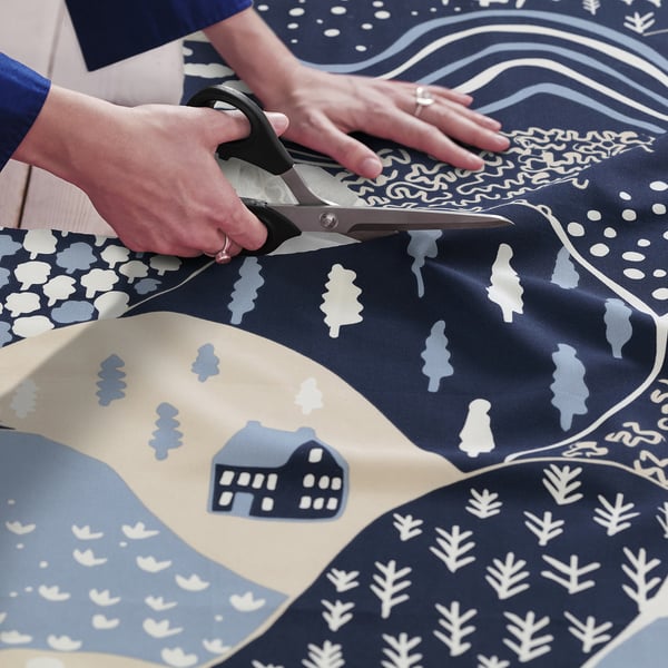 IKEA PENDELKAKTUS Pre-cut Fabric Mountains/multicolor 59x118 "
