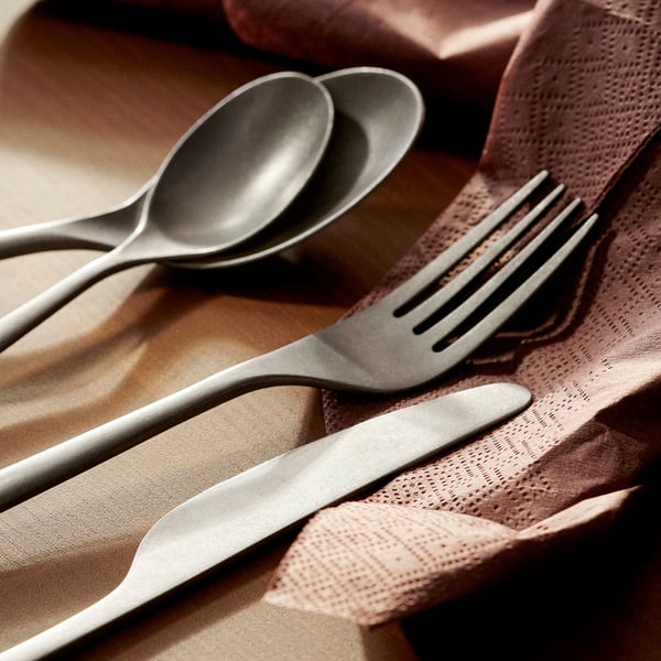 IKEA PRAKTBOTIA 16-piece Flatware Set Stainless Steel