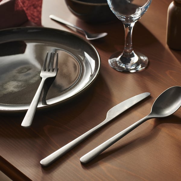 IKEA PRAKTBOTIA 16-piece Flatware Set Stainless Steel