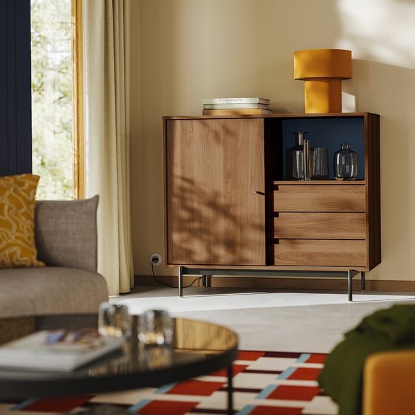 IKEA RÅDMANSÖ Cabinet Brown Walnut Effect 46 5/8x19 1/8x40 5/8 "