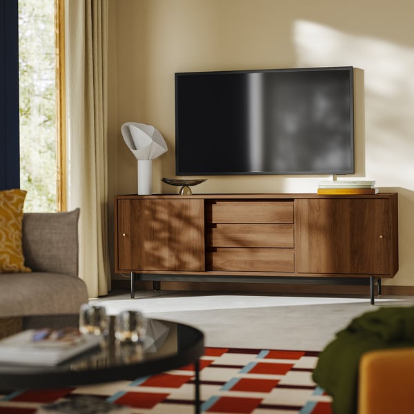 IKEA RÅDMANSÖ TV Unit Brown Walnut Effect 69 1/2x19x26 "