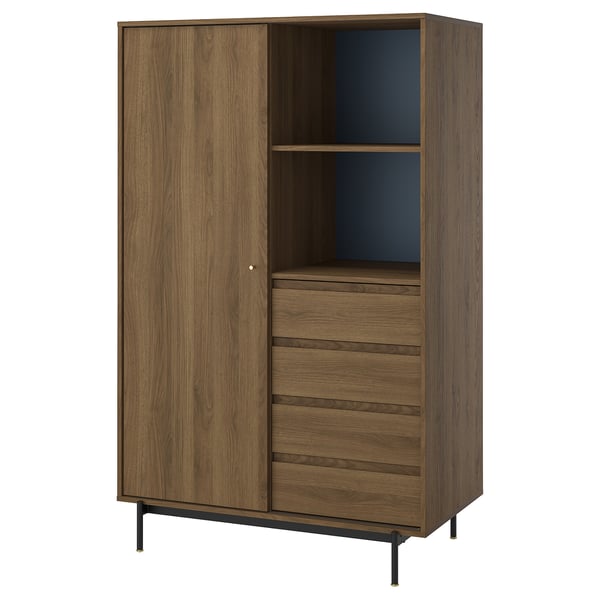 IKEA RÅDMANSÖ Wardrobe brown walnut effect 46 5/8x25 3/8x74 5/8 "