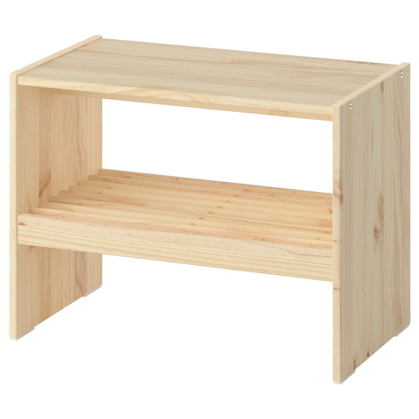 IKEA RAGGBERG Bench with shoe storage pine 23 5/8x13 3/4x17 3/4 "