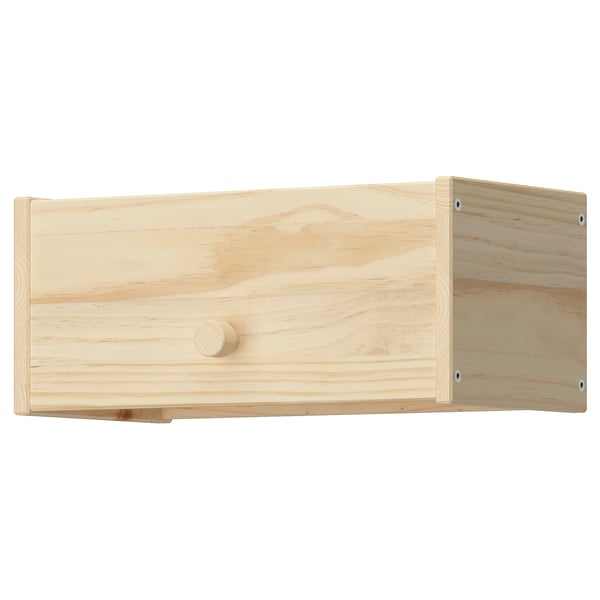 IKEA RAGGBERG Coat rack with shelf pine 15 3/4x8 1/4x6 3/4 "