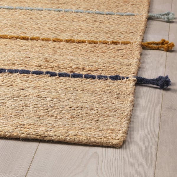 IKEA RAKLEV Rug Flatwoven Handmade Natural/multicolor 2 ' 4 "x5 ' 3 "