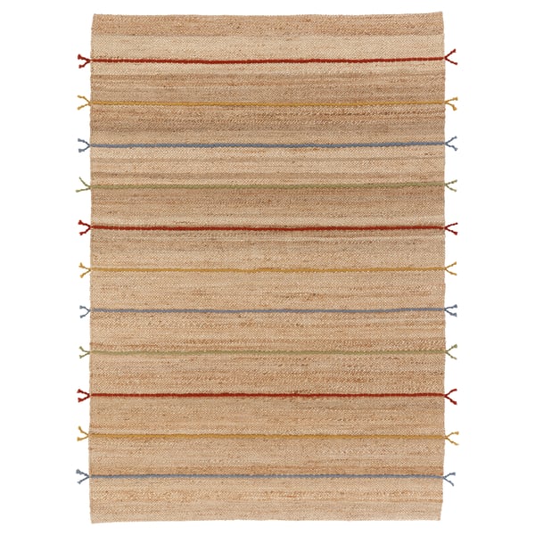 IKEA RAKLEV Rug flatwoven handwoven/natural multicolor 6 ' 7 "x9 ' 10 "