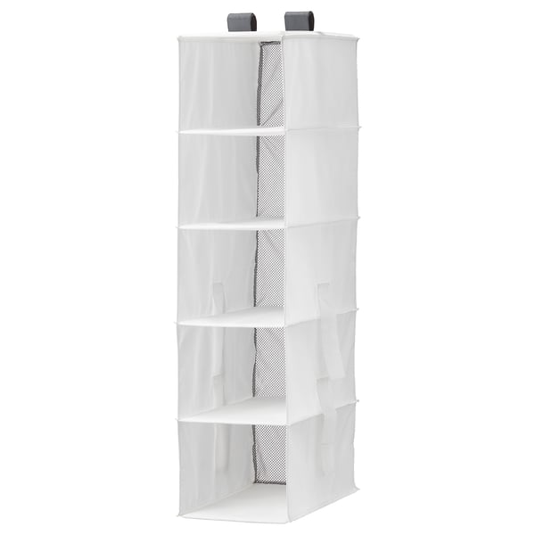IKEA RASSLA Organizer with 5 compartments white 9 ¾x15 ¾x38 ½ "