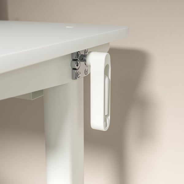 IKEA RELATERA Desk Combination Sit/stand White/light Gray-green 35 3/8x23 5/8 "