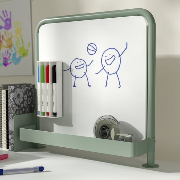 IKEA RELATERA Whiteboard/magnetic Board Light Gray-green