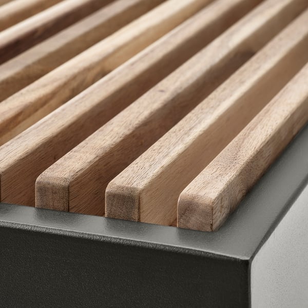 IKEA REVSKÄR 3-seat Conversation Set Outdoor Anthracite/Frösön/Duvholmen Dark Gray