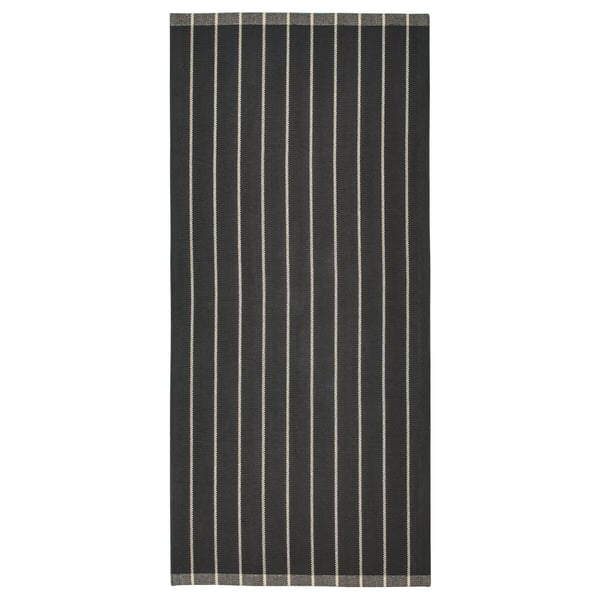 IKEA RIDSTIG Rug flatwoven gray/off-white 2 ' 7 "x5 ' 11 "