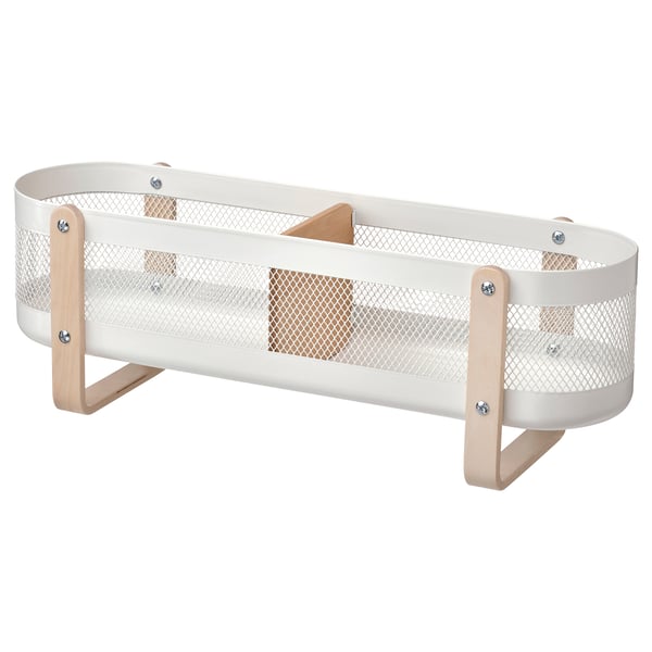 IKEA RISATORP Desk organizer white 19 ¾x6 ¼x6 ¾ "