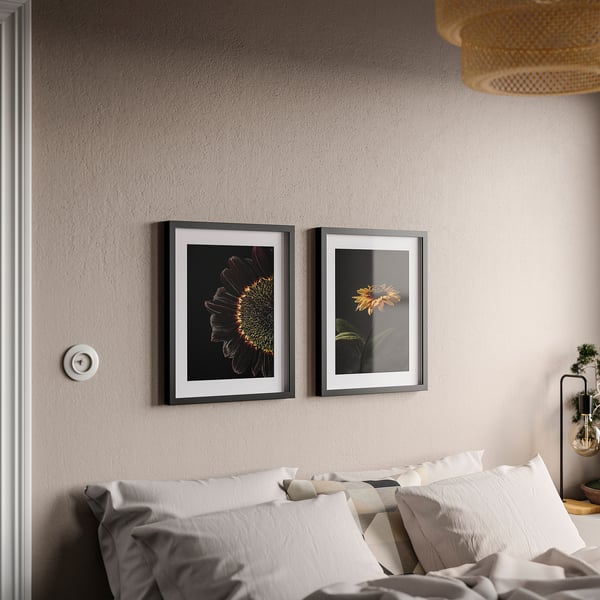 IKEA RÖDALM Frame With Poster Sunflowers 16 ¼x20 "