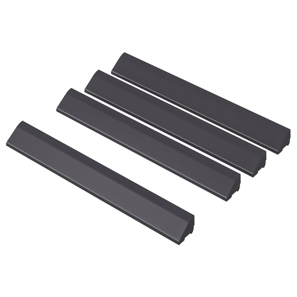 IKEA RUNNEN Edging strip outdoor decking dark gray 4 pack
