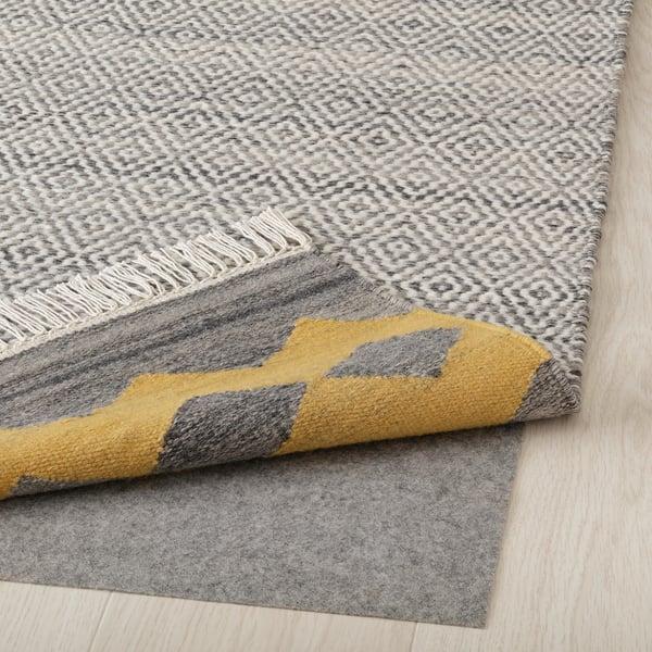 IKEA RYSSGRÄS Rug Flatwoven Gray-yellow/handmade 6 ' 7 "x9 ' 10 "