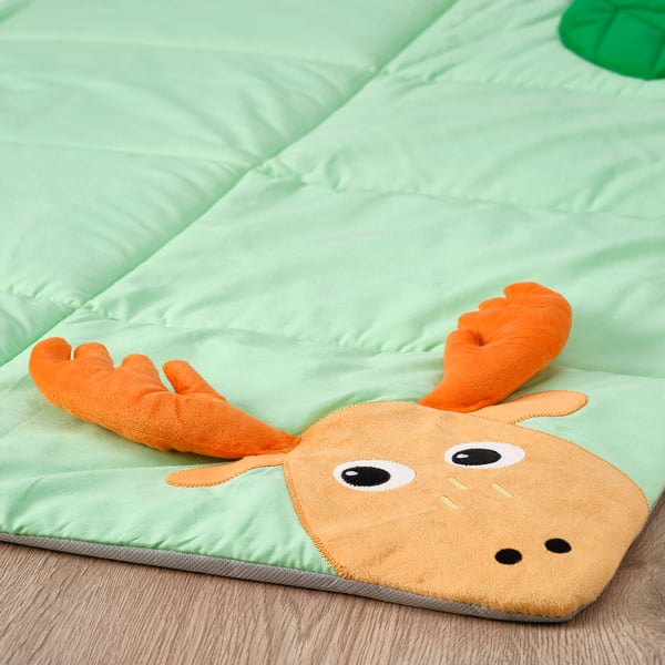 IKEA SANDBI Play Mat Scandinavian Nature/multicolor 39 ¼x39 ¼ "