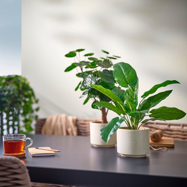 IKEA SANDKÖRSBÄR Plant Pot Indoor/outdoor/beige 4 ¾ "