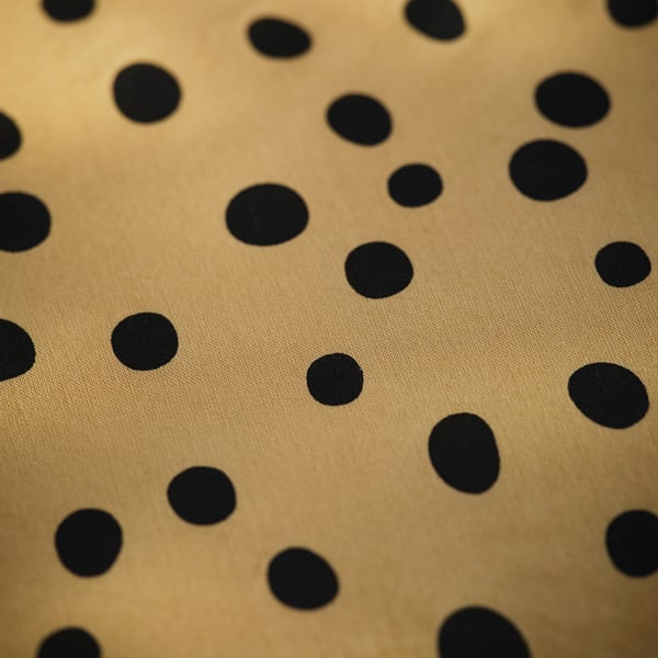 IKEA SANDLÖPARE Fitted Sheet Light Brown/cheetah Pattern 38 1/4x74 3/8 "