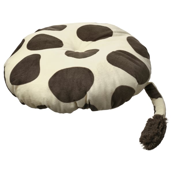 IKEA SANDLÖPARE Stool Cover Beige Brown/giraffe Pattern 15 "